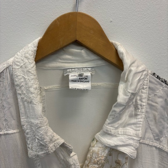 Vintage Ghost by Andrea Sargeant Patchwork Blouse - Picture 6 of 11